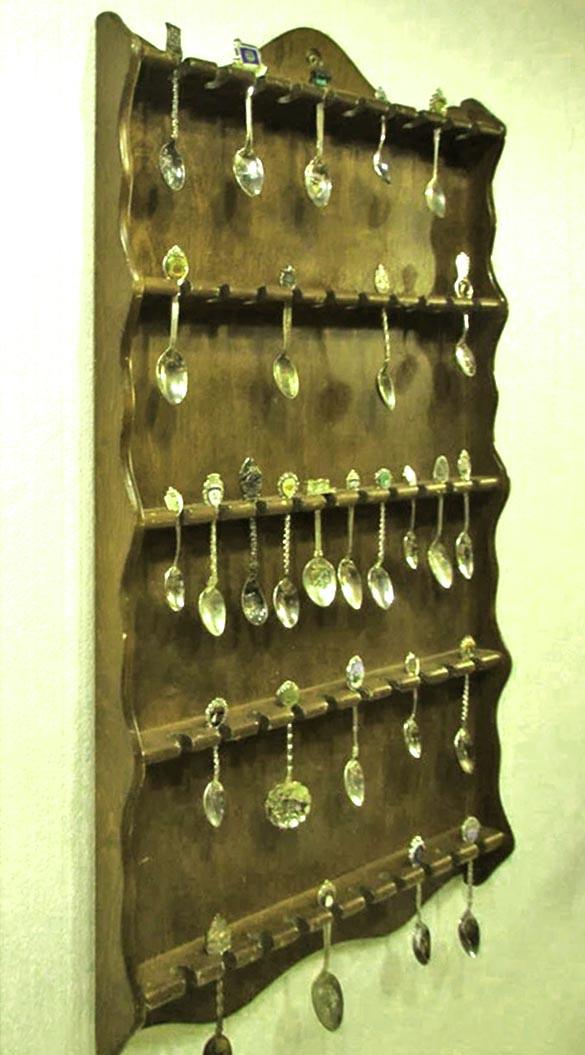 Полка для коллекции ложек Раглен Мускат (ПКЛ-002607)