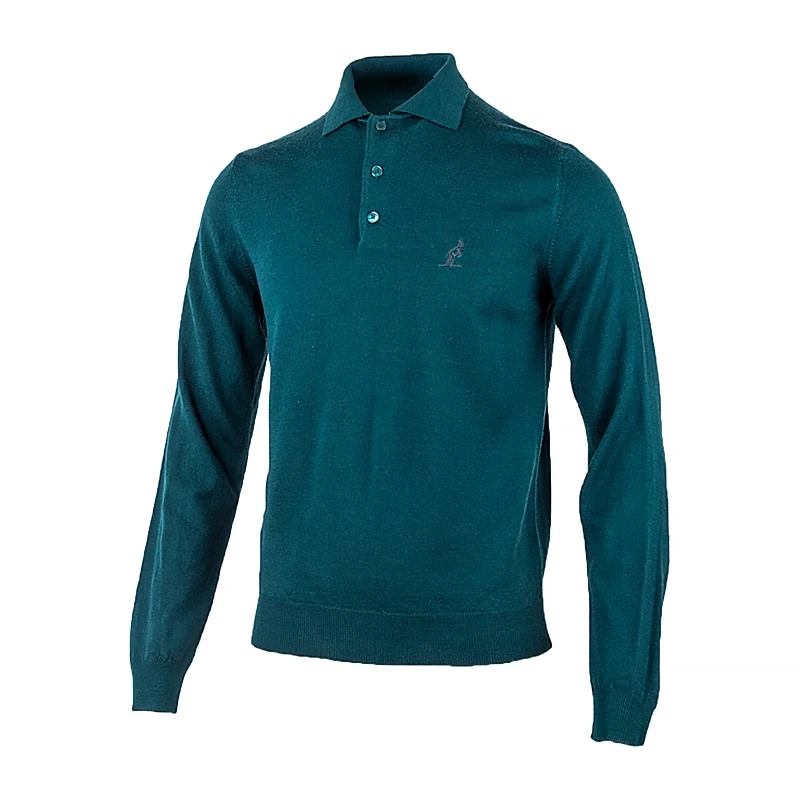 Кофта мужская Australian Sweater Polo Neck L Бирюзовый (LSUMA0013-320 L) Кофта мужская Australian Sweater Polo Neck L Бирюзовый (LSUMA0013-320 L)