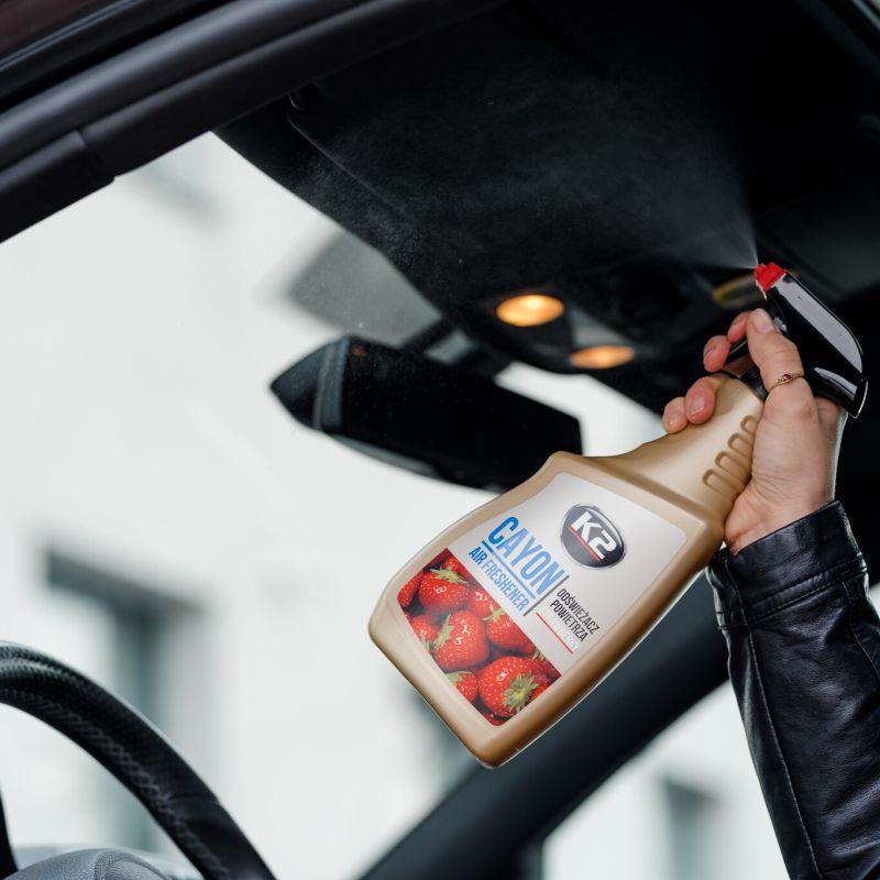 Освежитель воздуха универсальный К2 Cayon Клубника 700 мл - фото 2 Освежитель воздуха универсальный К2 Cayon Клубника 700 мл - фото 2