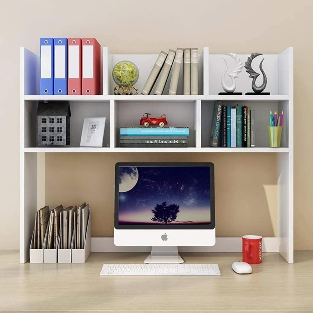 Полка-надстройка настольная из дерева Луминия зефир (АКД-016120)