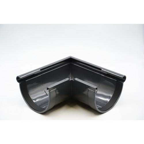 Кут ринви RAINWAY 90 зовнішній 90° Графітовий - фото 2