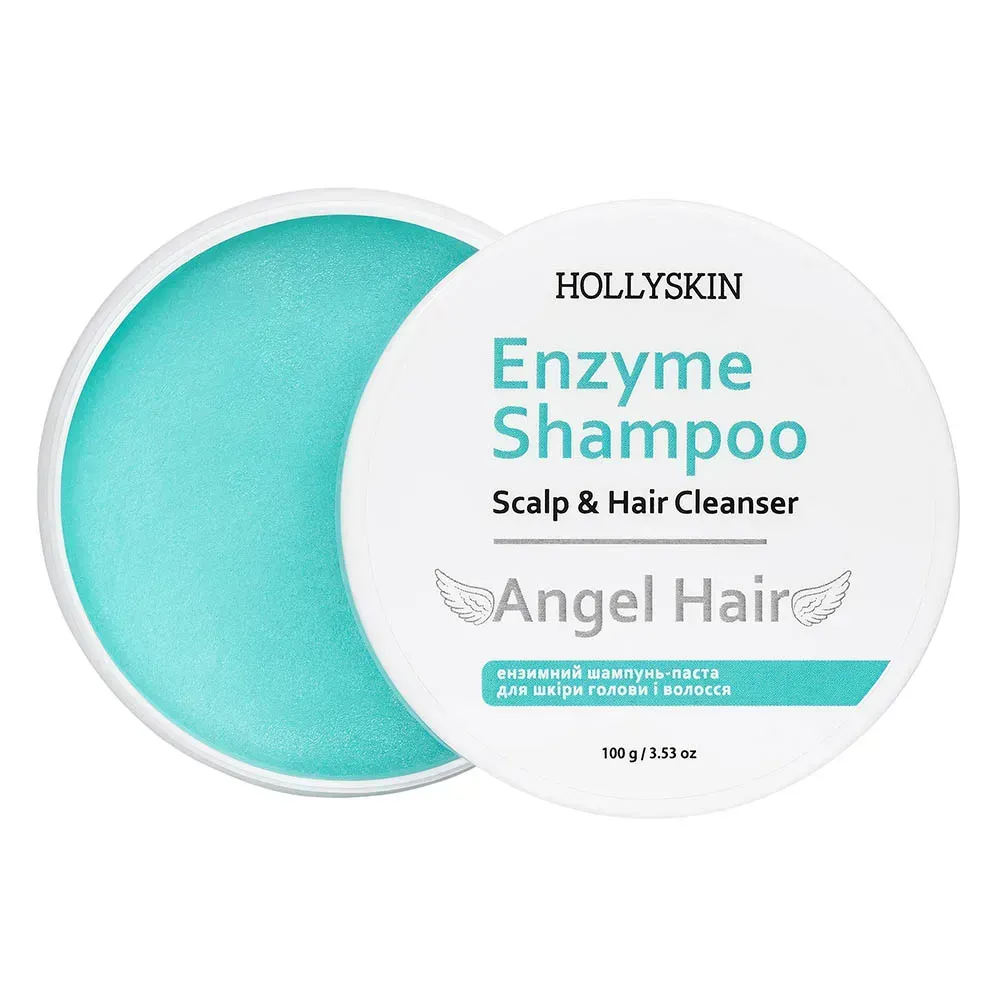 Шампунь-паста для шкіри голови і волосся HOLLYSKIN Angel Hair Ензимний 100 г (0456h)