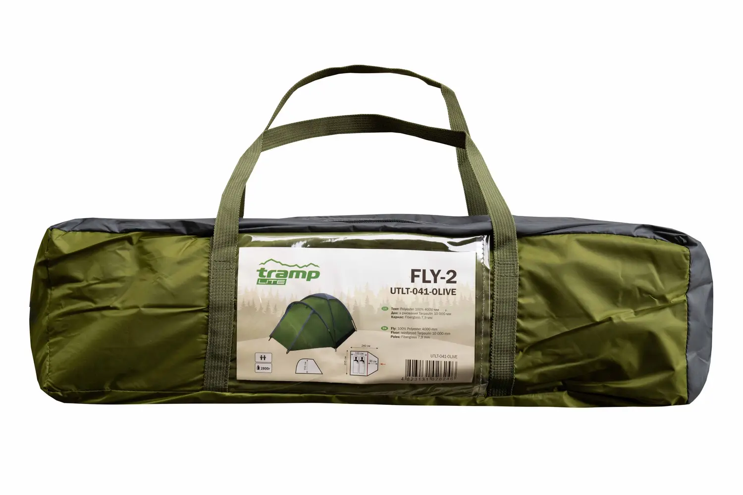 Намет одношаровий Tramp Lite Fly 2 UTLT-041 Olive (UTLT-041-olive) - фото 11