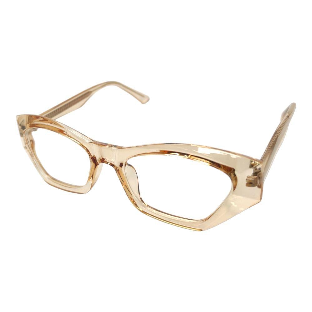 Комп'ютерні окуляри Blue Blocker оправа TR пластикова 35020 NN Бежевий Прозорий (25087106)