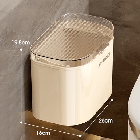 Контейнер для сміття з прозорою кришкою для кухні та ванної підвісний 8 л 26x16x19,5 см - фото 3 Контейнер для сміття з прозорою кришкою для кухні та ванної підвісний 8 л 26x16x19,5 см - фото 3