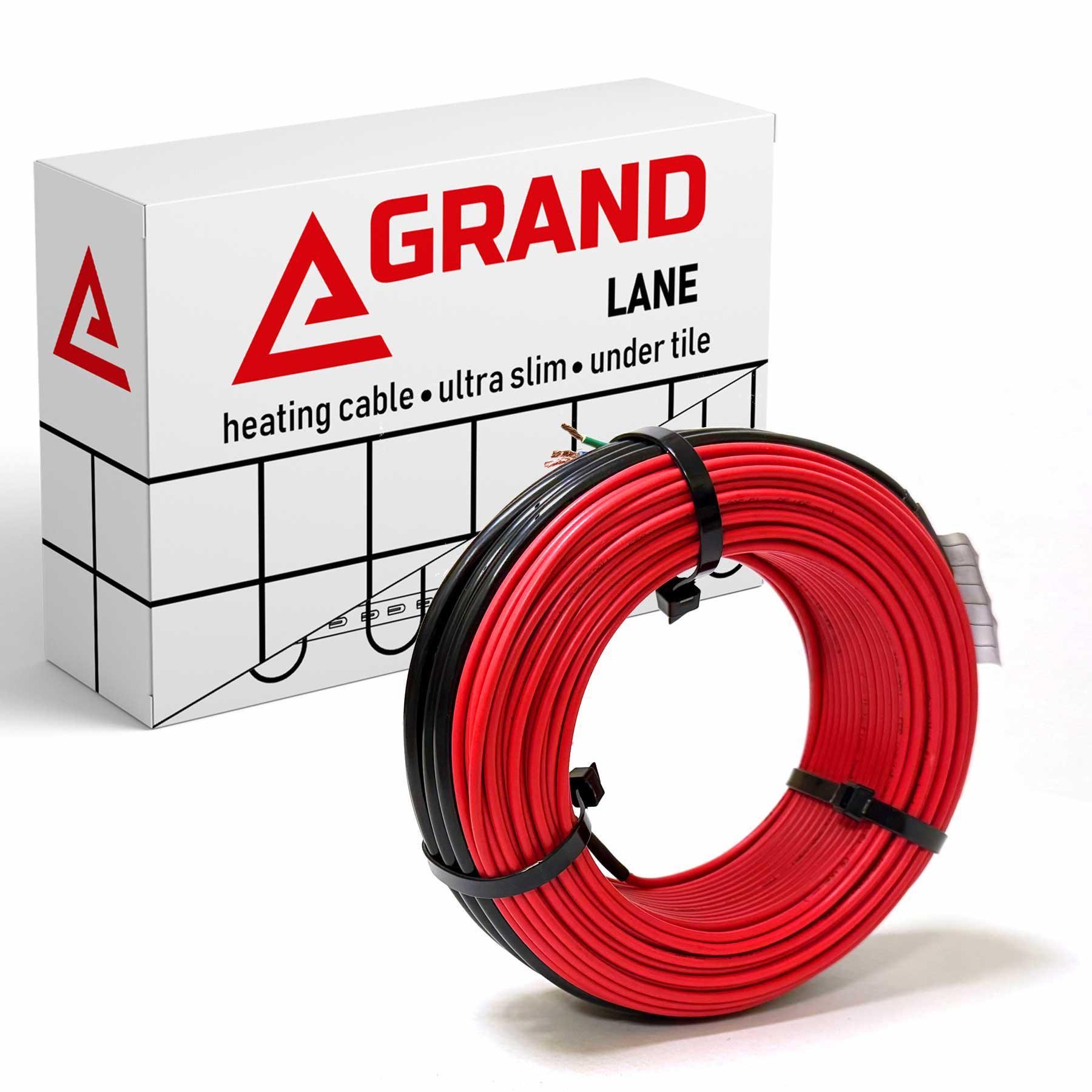 Теплый пол Grand Lane 0,6 м2/90 Вт/5 м нагревательный кабель glc0905 под плитку 18 Вт/м Теплый пол Grand Lane 0,6 м2/90 Вт/5 м нагревательный кабель glc0905 под плитку 18 Вт/м