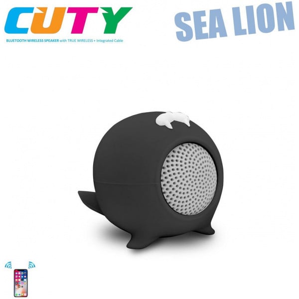 Портативна колонка Idance Cuty Sealion 10 Вт Black (CC10BK) - фото 1