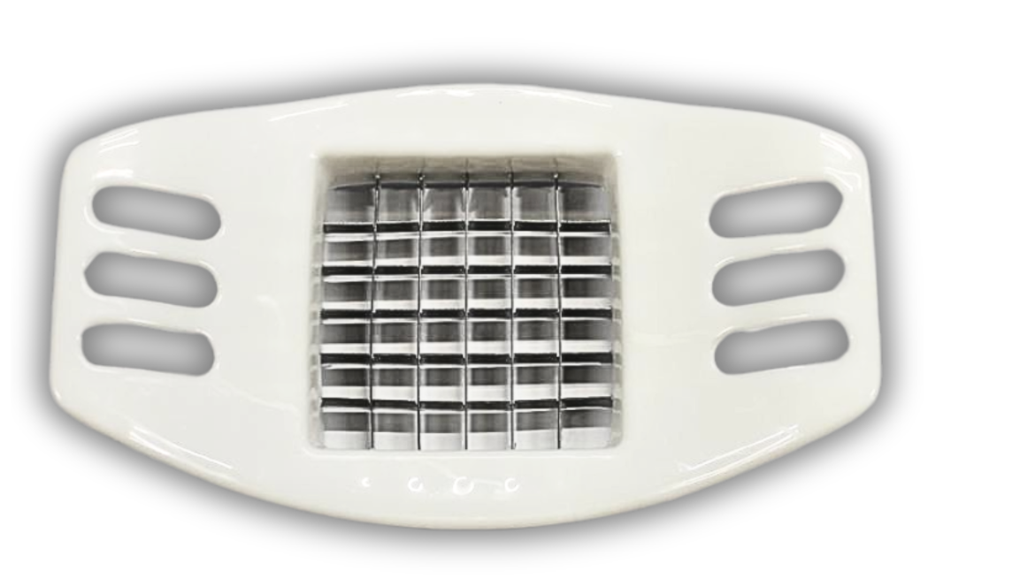 Фрирезка пластмассовая с ручками 7х7 см Белый