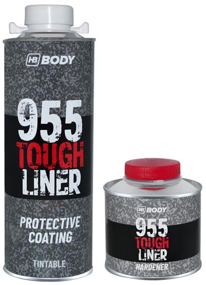 Покрытие двухкомпонентное полиуретановое Body HB 955 600 мл и 200 мл.