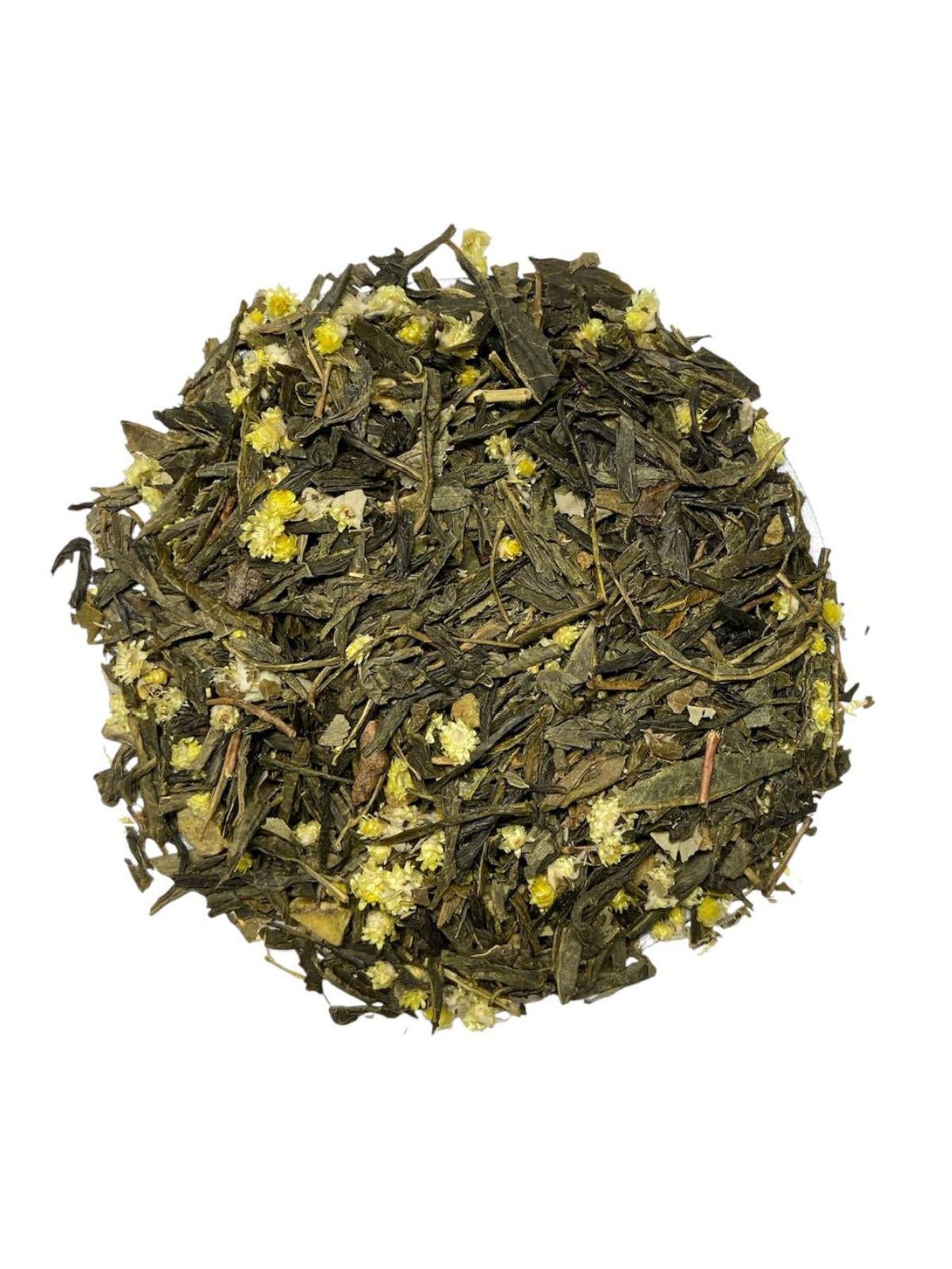 Чай Османтус Сладкий Памело зеленый с кусочками фруктов 100 г (53668)