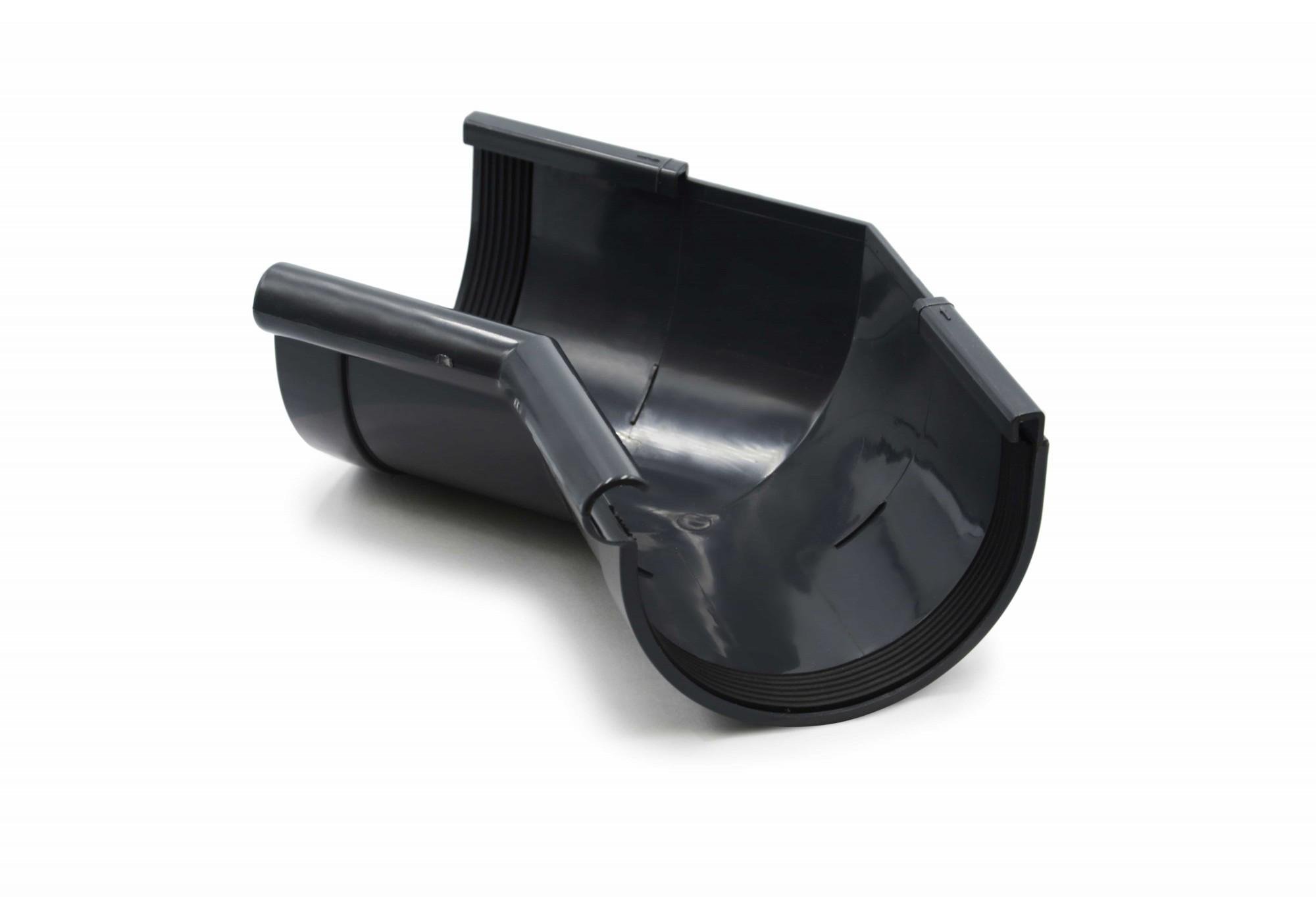 Кут ринви внутрішній RAINWAY 130 система 135° Графітовий - фото 1 Кут ринви внутрішній RAINWAY 130 система 135° Графітовий - фото 1