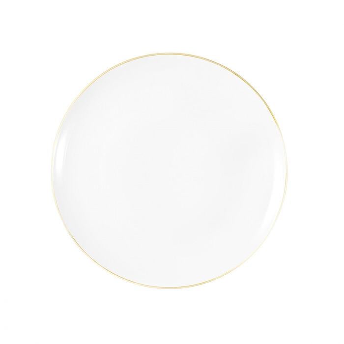 Тарелка для завтрака Seltmann Weiden Goldrand Liberty 22,5 см