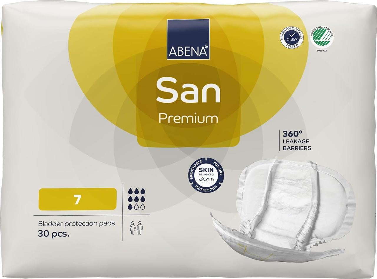Прокладки при нетриманні Abena San Premium 7 крапель середня поглинання 30 шт.