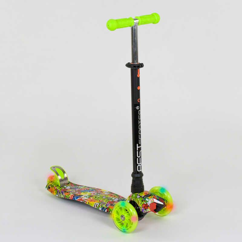 Самокат Best Scooter А 25534 /779-1332 MAXI 4 колеса PU d 12 см
