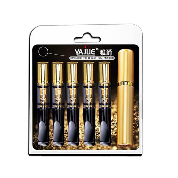 Набор многоразовых фильтров для сигарет 5 фильтров с футляром (4069) Набор многоразовых фильтров для сигарет 5 фильтров с футляром (4069)