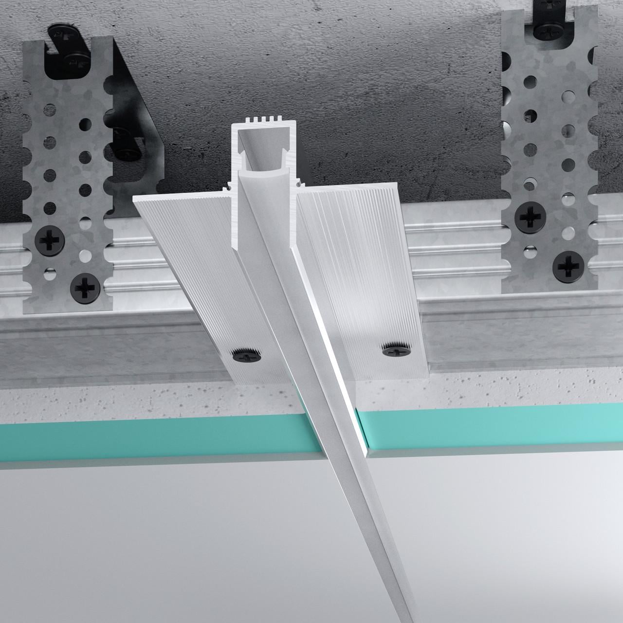 Профиль теневого шва FSPRO 13 мм раздельный под LED-ленту алюминиевый 3 м (F2.D1320L12)