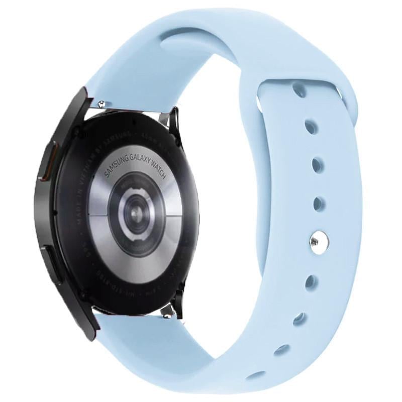 Ремінець силіконовий Sport для Smart Watch 20 мм Блакитний/Light Blue (00000068670_5)