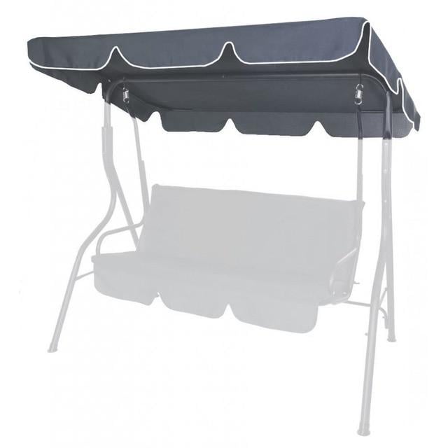 Козырек для садовых качелей Bonro 170x110 см Серый (2577414377)