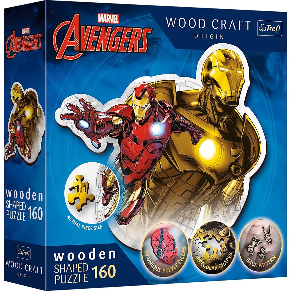 Пазлы Wooden Marvel Heroes Отважный железный человек 160 элементов (2987236482)