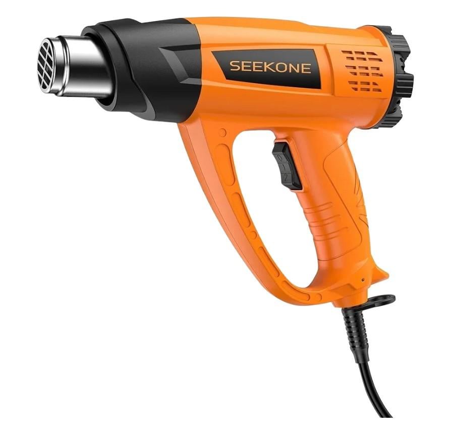 Фен строительный SEEKONE SDL-8622 2000 Вт регулировка 60°C-600°C набор насадок