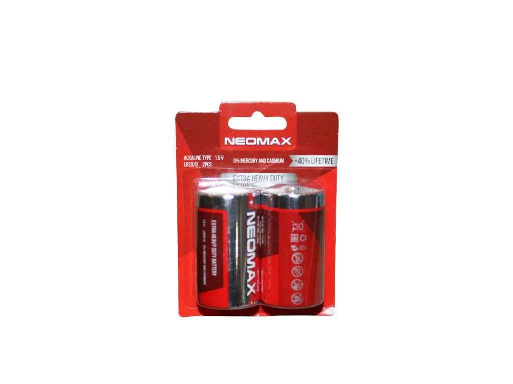 Батарейка Neomax LR20 R20P літієва 2 шт. (945423)