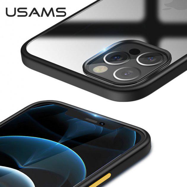 Чохол Usams Case for iPhone 12 Mini 5,4" Janz Series US-BH626 Black (44fcb6bc) - фото 6