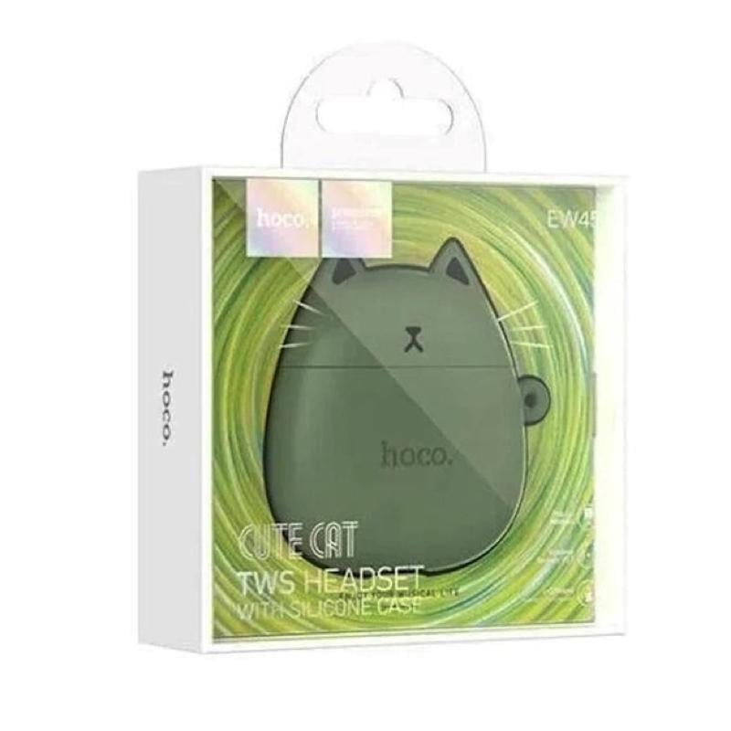 Бездротові навушники Hoco EW45 True wireless stereo headset Forest Cat (6931474789235)