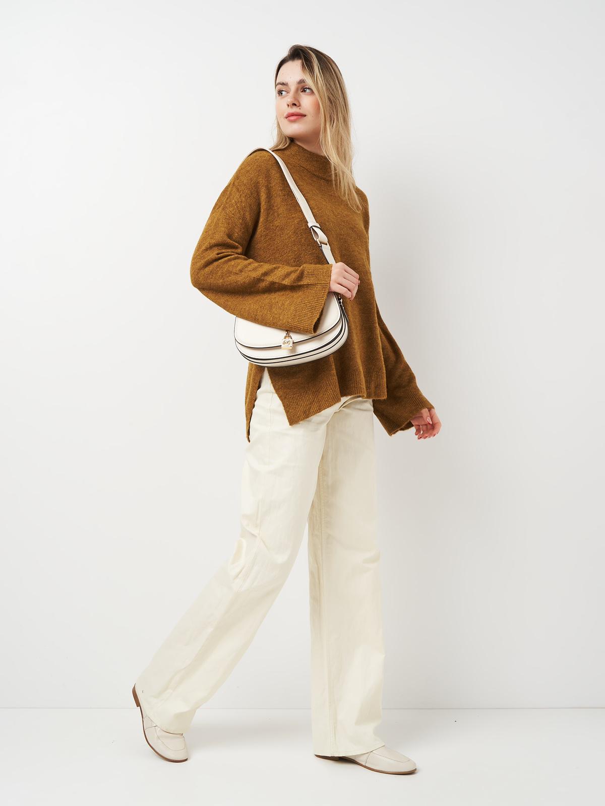 Свитер оверсайз S Горчичный (2001067ral) - фото 3 Свитер оверсайз S Горчичный (2001067ral) - фото 3