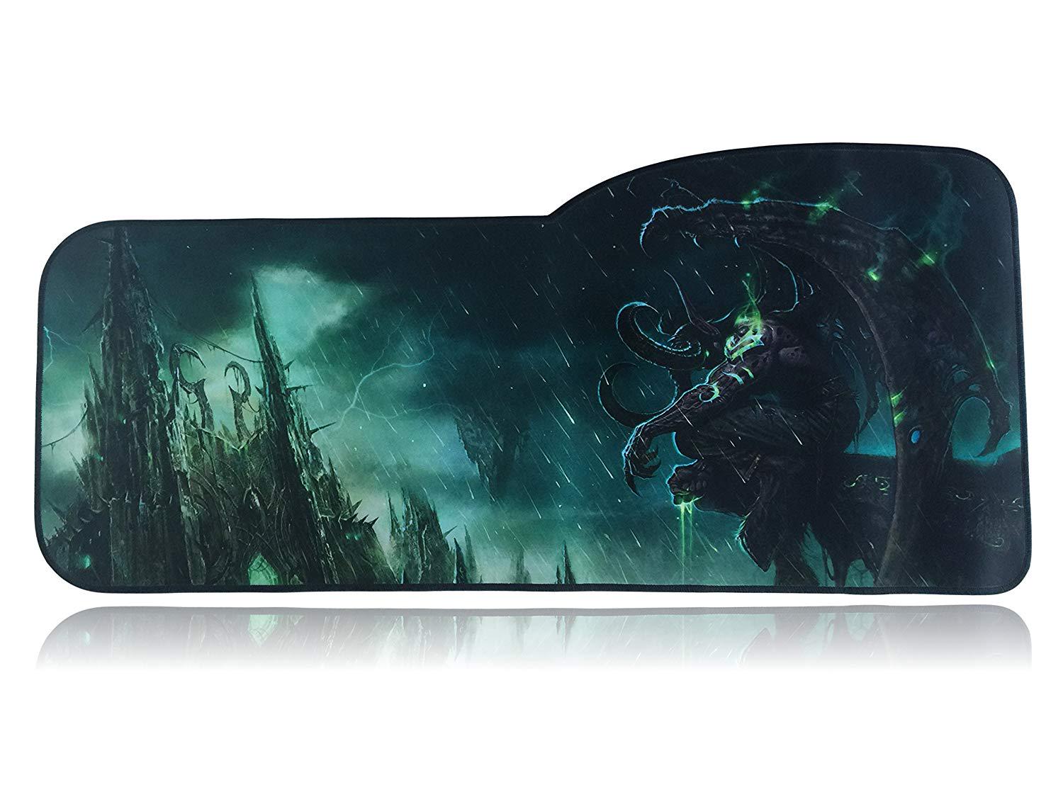 Игровой коврик для мышки Warcraft Иллидан Ярость Бури 300х800 мм