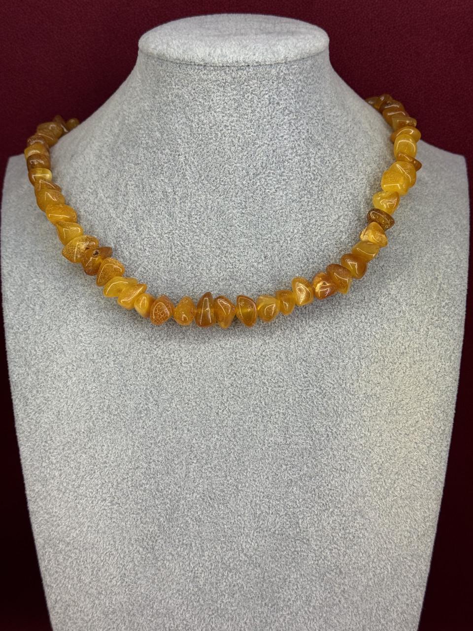 Бусы из янтаря лечебные 46 см (н-785)