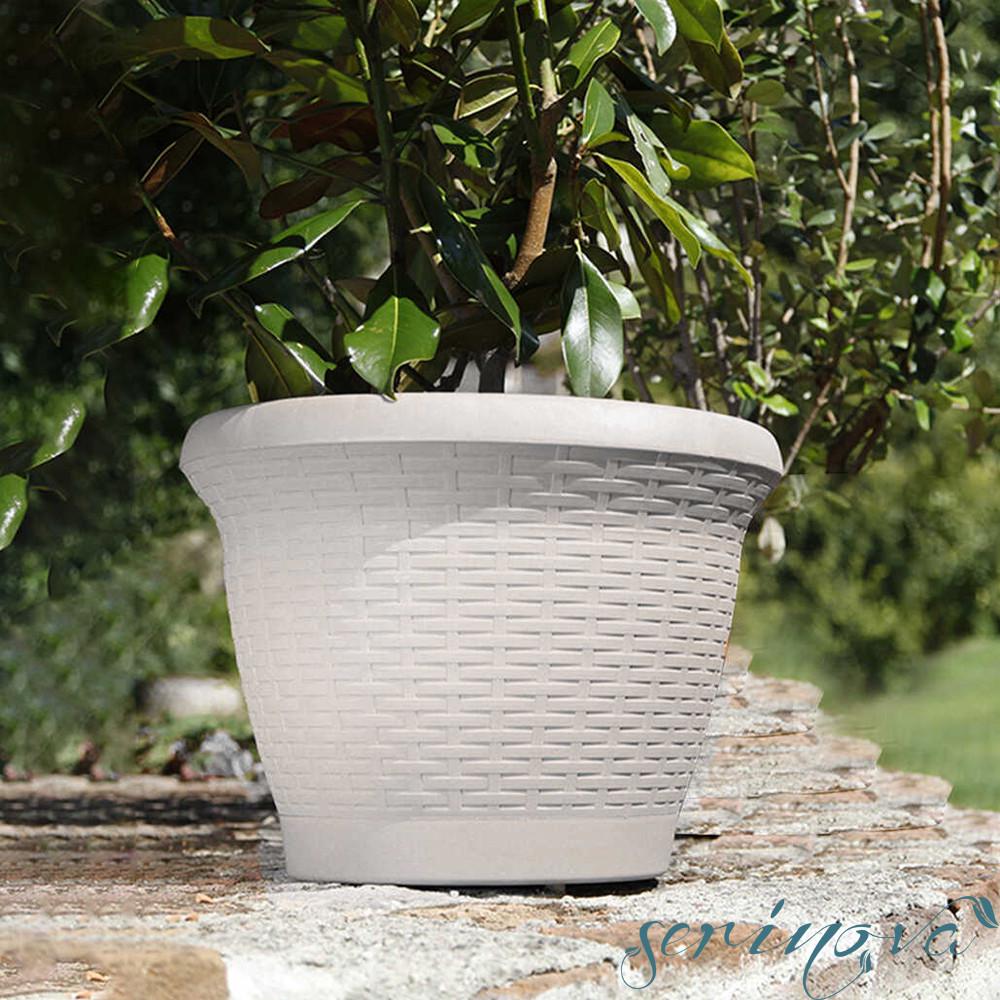 Горшок для цветов Serinova Wire 42 л Белый (11344) - фото 2 Горшок для цветов Serinova Wire 42 л Белый (11344) - фото 2