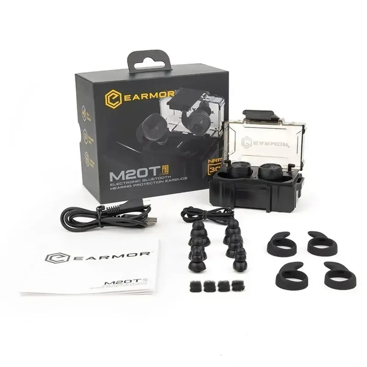 Активний захист слуху навушники-беруші з Bluetooth Earmor M20T Pro (NRR 30) - фото 4