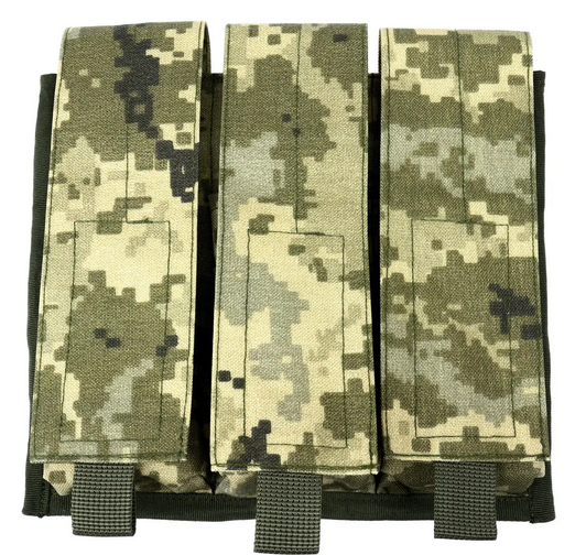 Підсумок під 3 магазини Cordura 1000D з клапаном Піксель