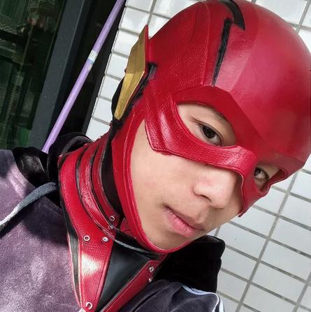 Маска для взрослых Флеш человек молния р. 52-68 (12400104) - фото 2 Маска для взрослых Флеш человек молния р. 52-68 (12400104) - фото 2