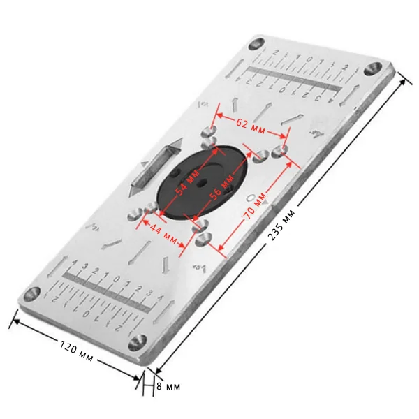 Пластина для ручного фреза (D00483-4) - фото 6 Пластина для ручного фреза (D00483-4) - фото 6