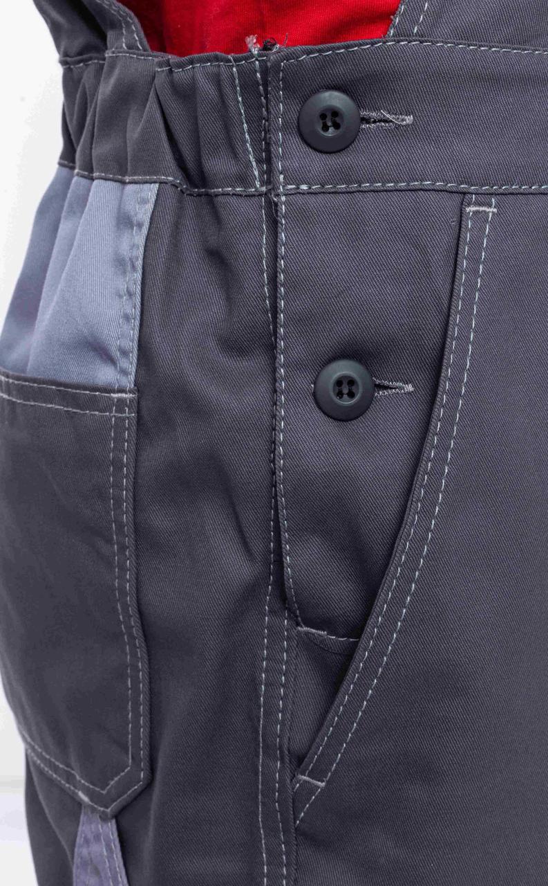 Костюм робочий ЄВРО M р. 48-50 170-176 см Сірий/Темно-сірий (27735286) - фото 14 Костюм робочий ЄВРО M р. 48-50 170-176 см Сірий/Темно-сірий (27735286) - фото 14