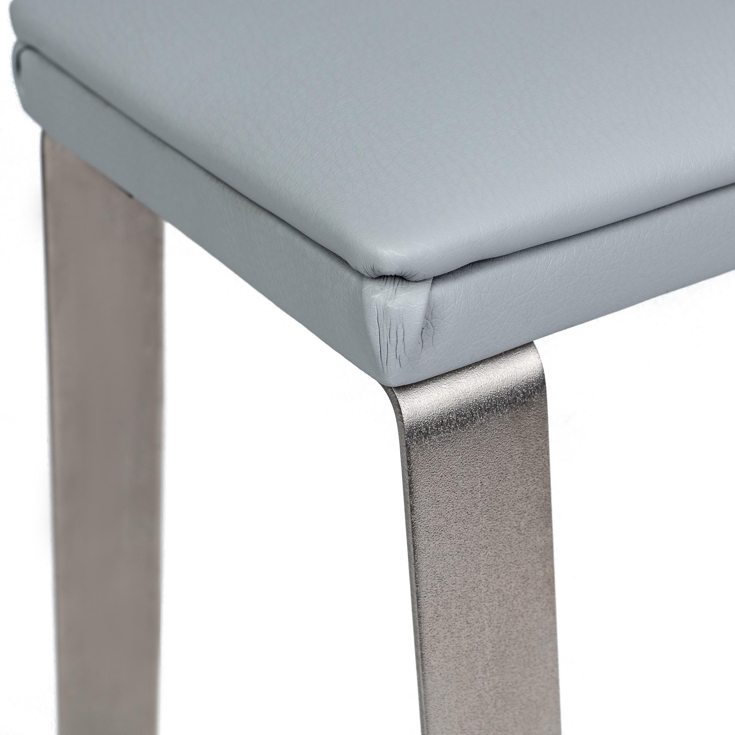 Педикюрная подставка для ног eco stand PADIX на металлических ножках Серый (26398046) - фото 4