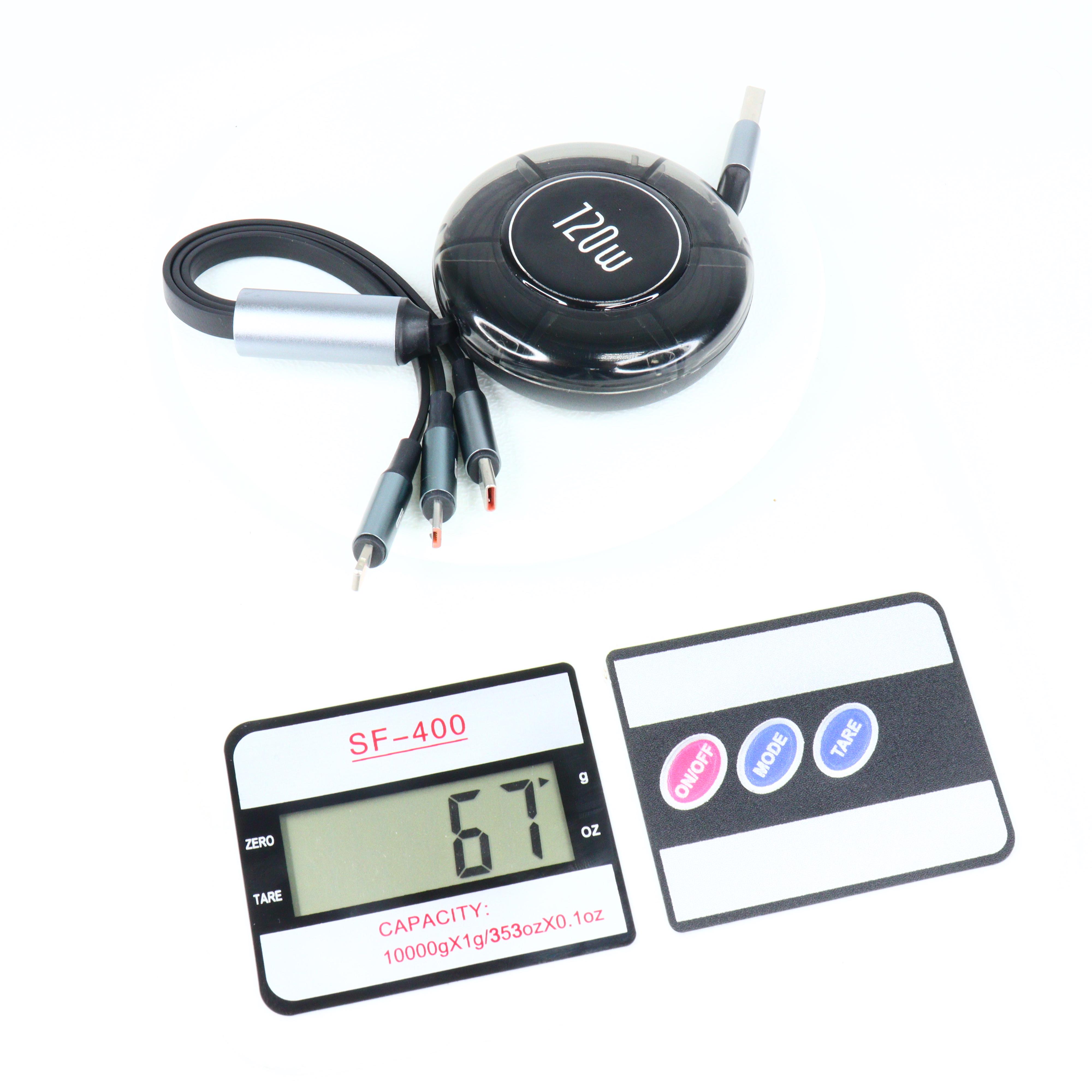 Кабель USB-Micro USB/Type-C/Lightning универсальный 3в1 (021827) - фото 6