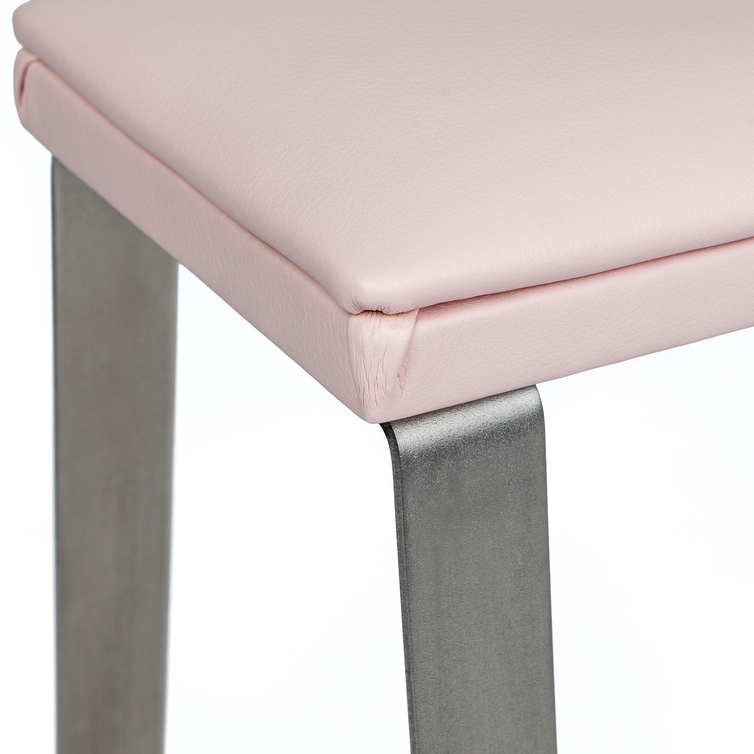 Педикюрная подставка для ног eco stand PADIX на металлических ножках Розовый (26398052) - фото 4