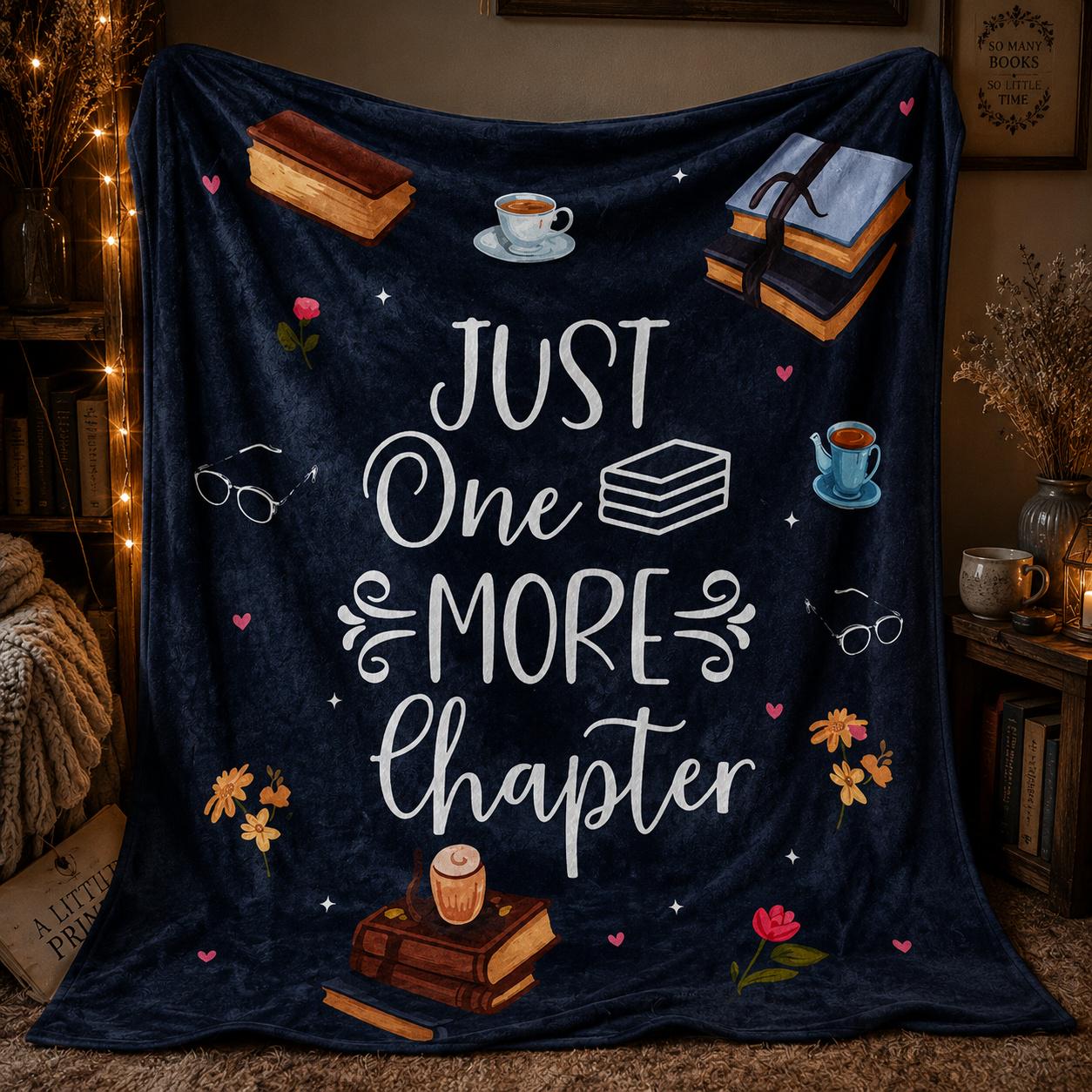 Плед One More Chapter 152×102 см Синий (OMC-BLANKET-152101)