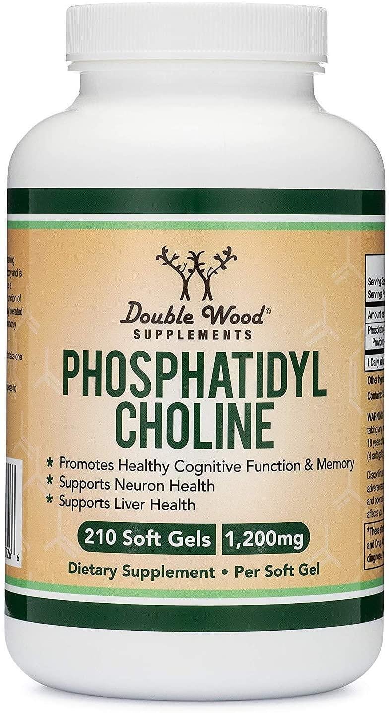 Фосфатидилхолин Double Wood Supplements Phosphatidylcholine Complex 1200 mg 210 softgels