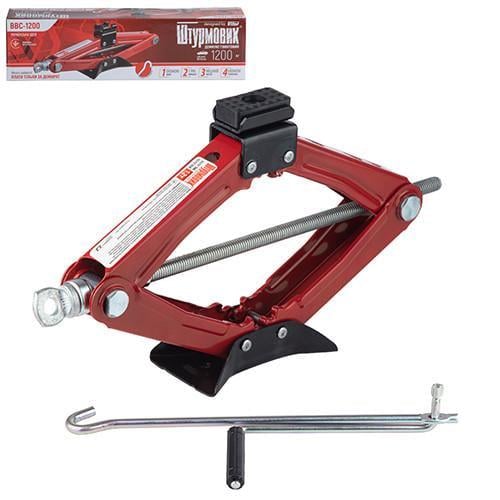 Домкрат ромб Штурмовик 1,2 т висота підйому 350 мм 2,2 кг (BBC-1200) Домкрат ромб Штурмовик 1,2 т висота підйому 350 мм 2,2 кг (BBC-1200)