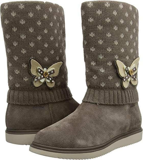 Сапоги демисезонные детские Geox Thymar замшевые р. EUR 39 Коричневый (7268103)