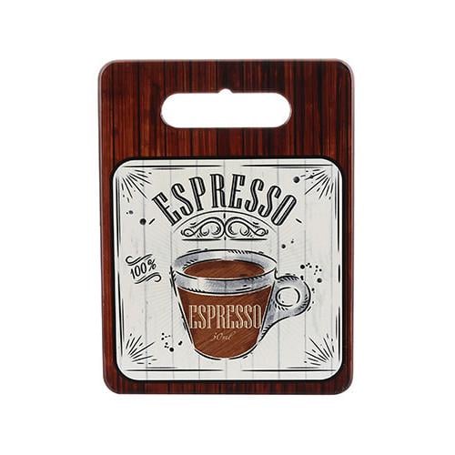 Подставка под горячее BonaDi Coffee TimeEspresso 15х20 см керамическая на пробковой основе (DR015763)