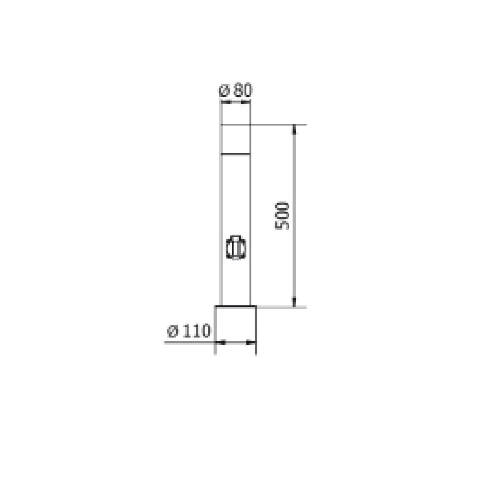 Світильник садовий з розеткою LARGO-P E27 IP44 50 см (OS-LARGP40G-30) - фото 3 Світильник садовий з розеткою LARGO-P E27 IP44 50 см (OS-LARGP40G-30) - фото 3