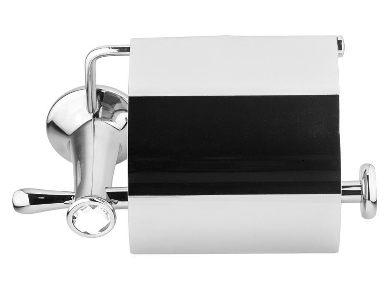 Тримач для туалетного паперу KUGU Bavaria 311C із кришкою Хром (130551) - фото 3