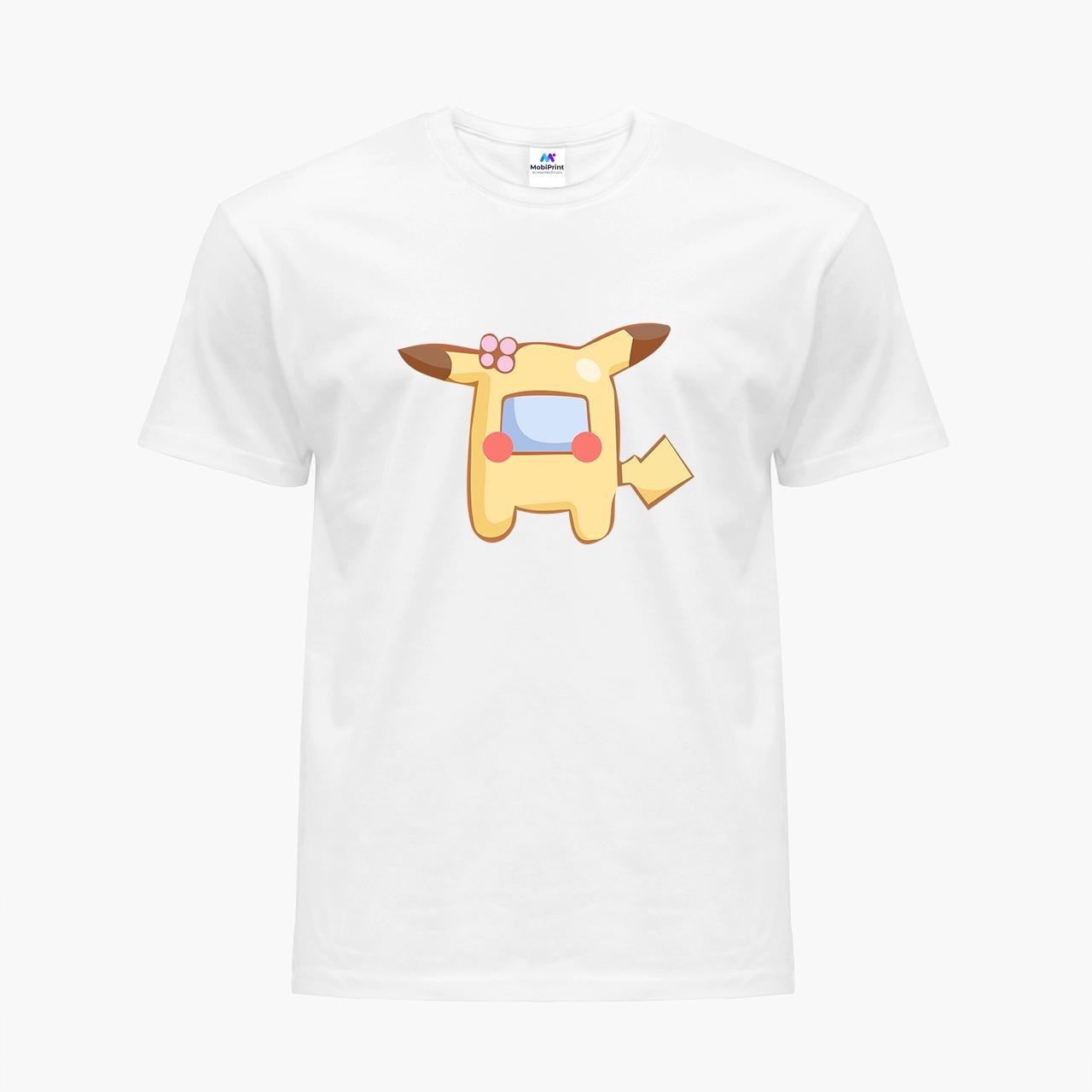 Футболка детская Among Us Pokemon Pikachu Белый (9224-2419-8)