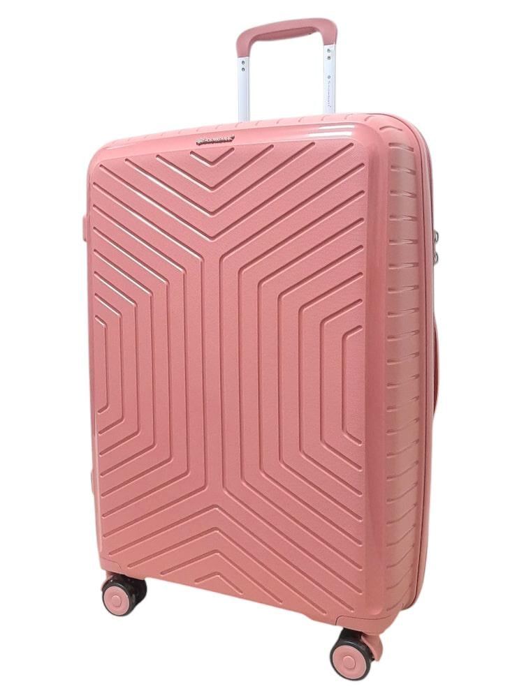 Чемодан Snowball 20103 M Розовое золото (31706480)