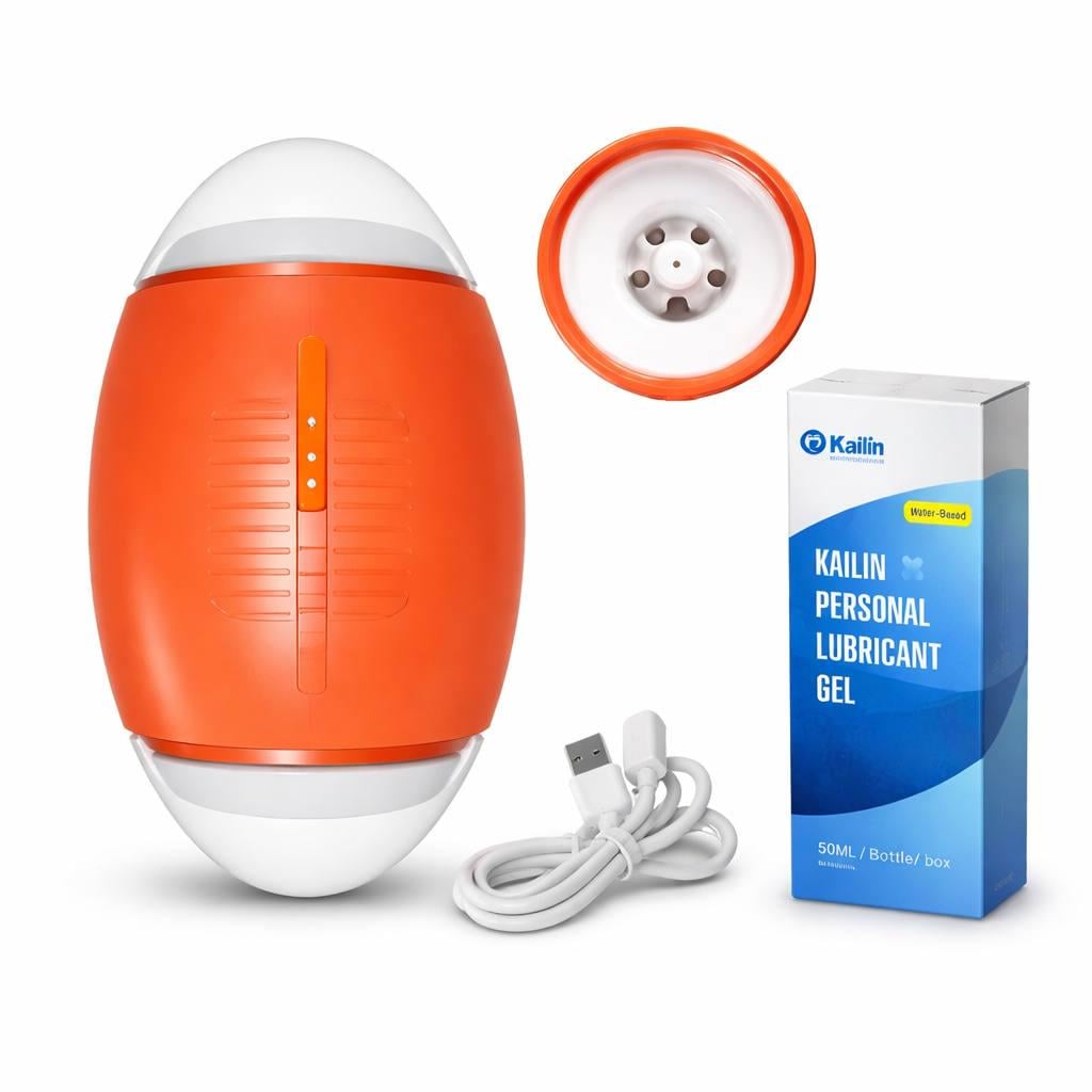 Автоматический мастурбатор Kailin с 4 режимами и лубрикантом 50 мл/USB (M1004)