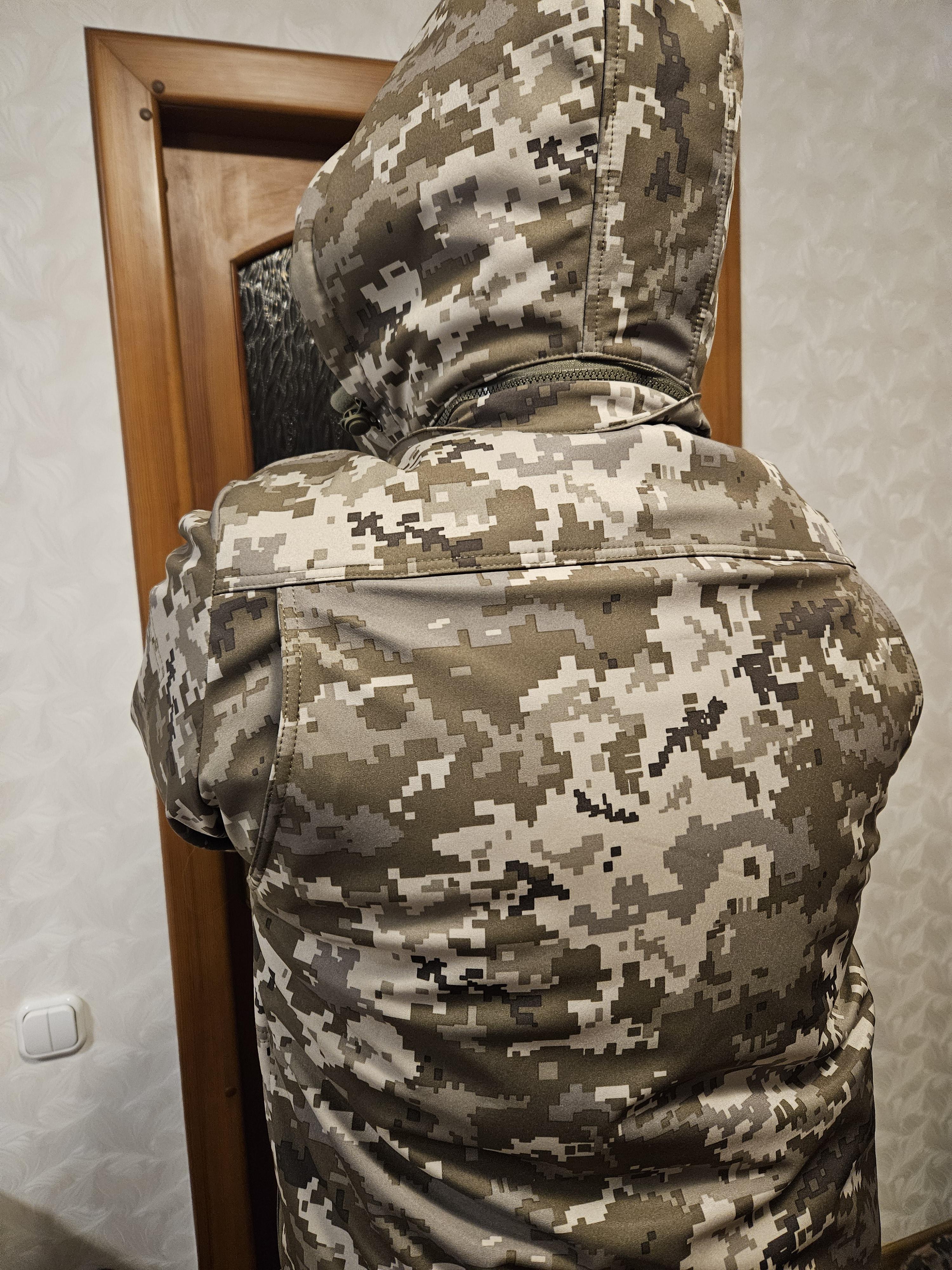 Куртка Софт шел р. 56-58 Піксель (13) - фото 2 Куртка Софт шел р. 56-58 Піксель (13) - фото 2